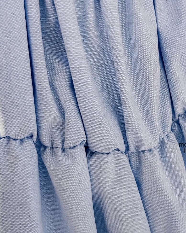 Women Mystic Cut Out Sky Blue Dress