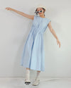 Women Mystic Cut Out Sky Blue Dress
