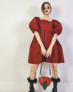Olivette Red Short Dress