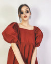 Olivette Red Short Dress