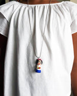 Frida Khalo Necklace and Bracelet Set - Roses & Rhinos