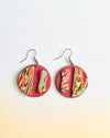 Circle Bright Arty Drop Earrings