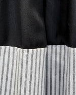 Women Cole Black Colour Block Long Skirt