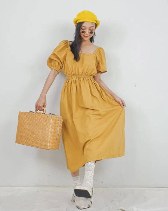 Women Dora Dolly Yellow Dress