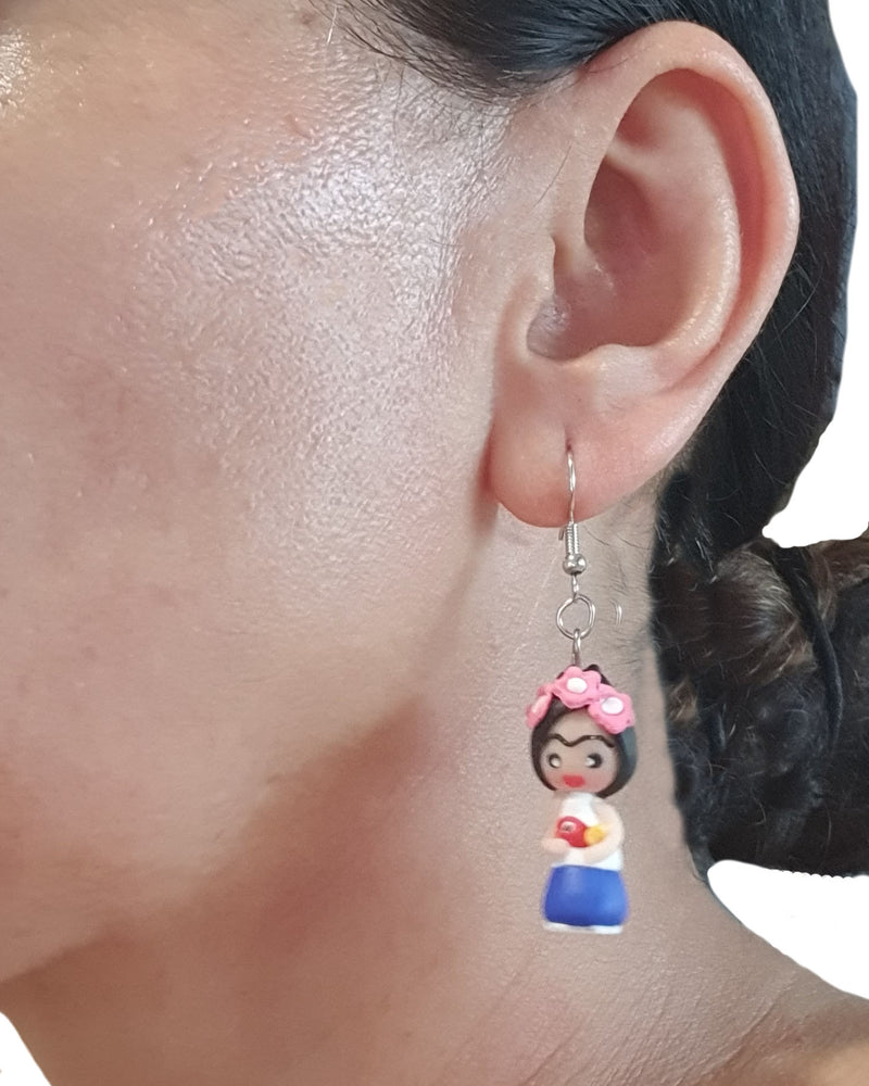 Frida Kahlo Drop Earrings
