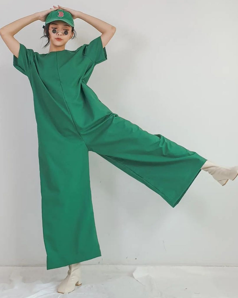 Women Joey Green Jumpsuit