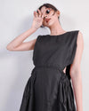 Women Mystic Cut Out Black Dress
