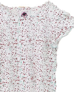 Speckle Frill Top - Roses & Rhinos