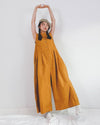 Women Wide Leg Ochre Jumpsuit