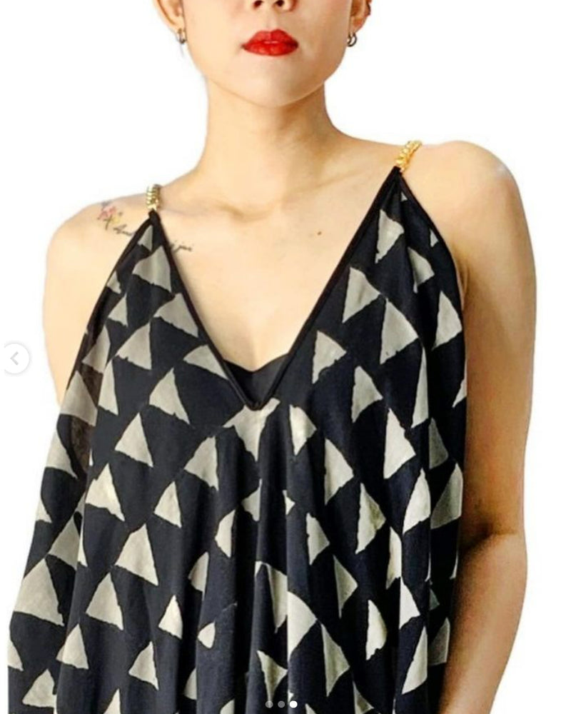 Women Zoe Shoulder Chain Triangle Kaftan