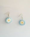 Daisy Scallop Drop Earrings